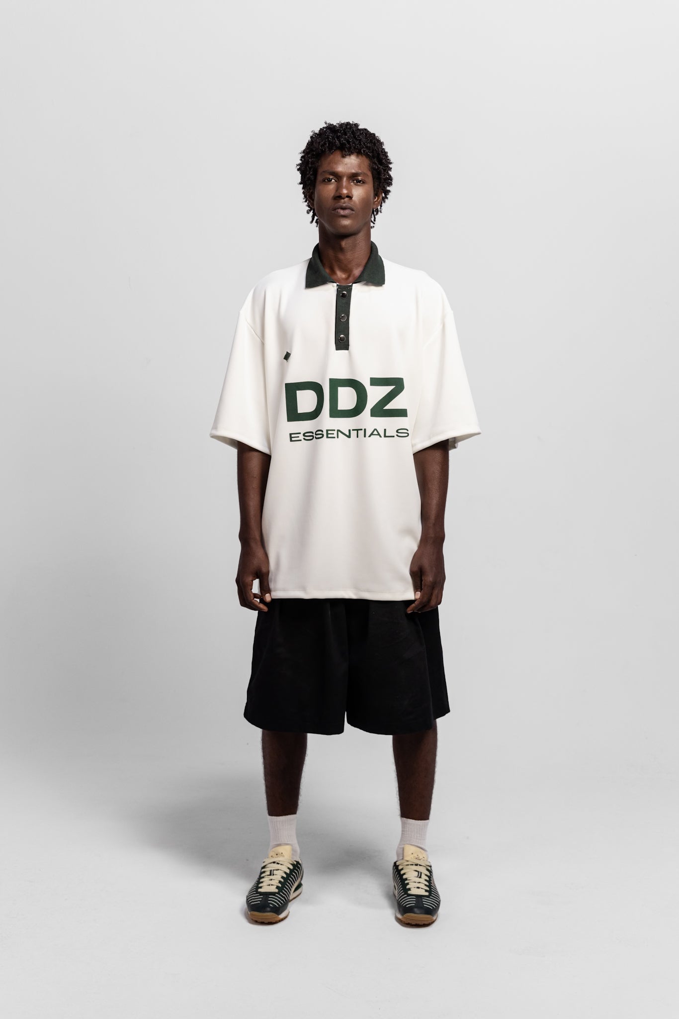 Camisa Brasiliana Branca e Verde
