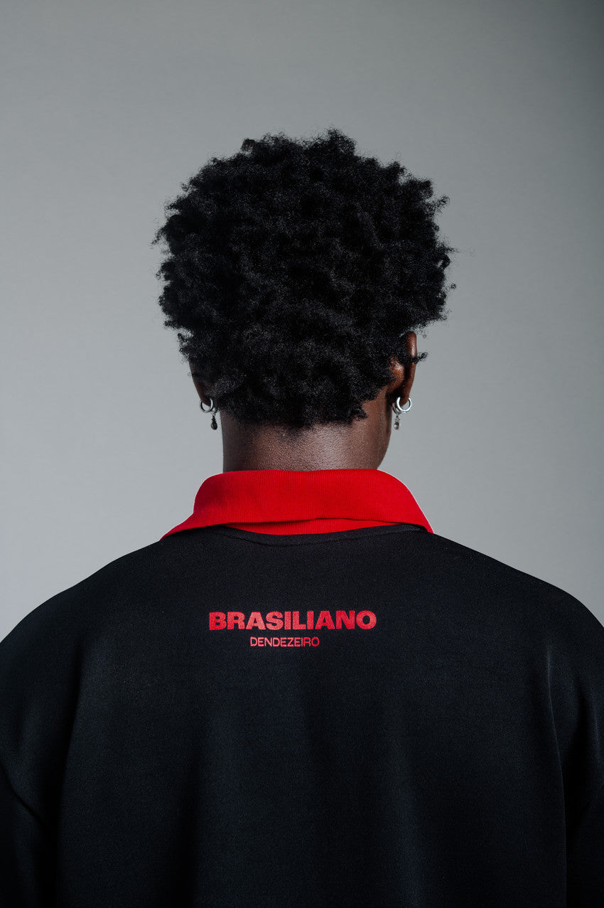 Camisa Brasiliana Preta