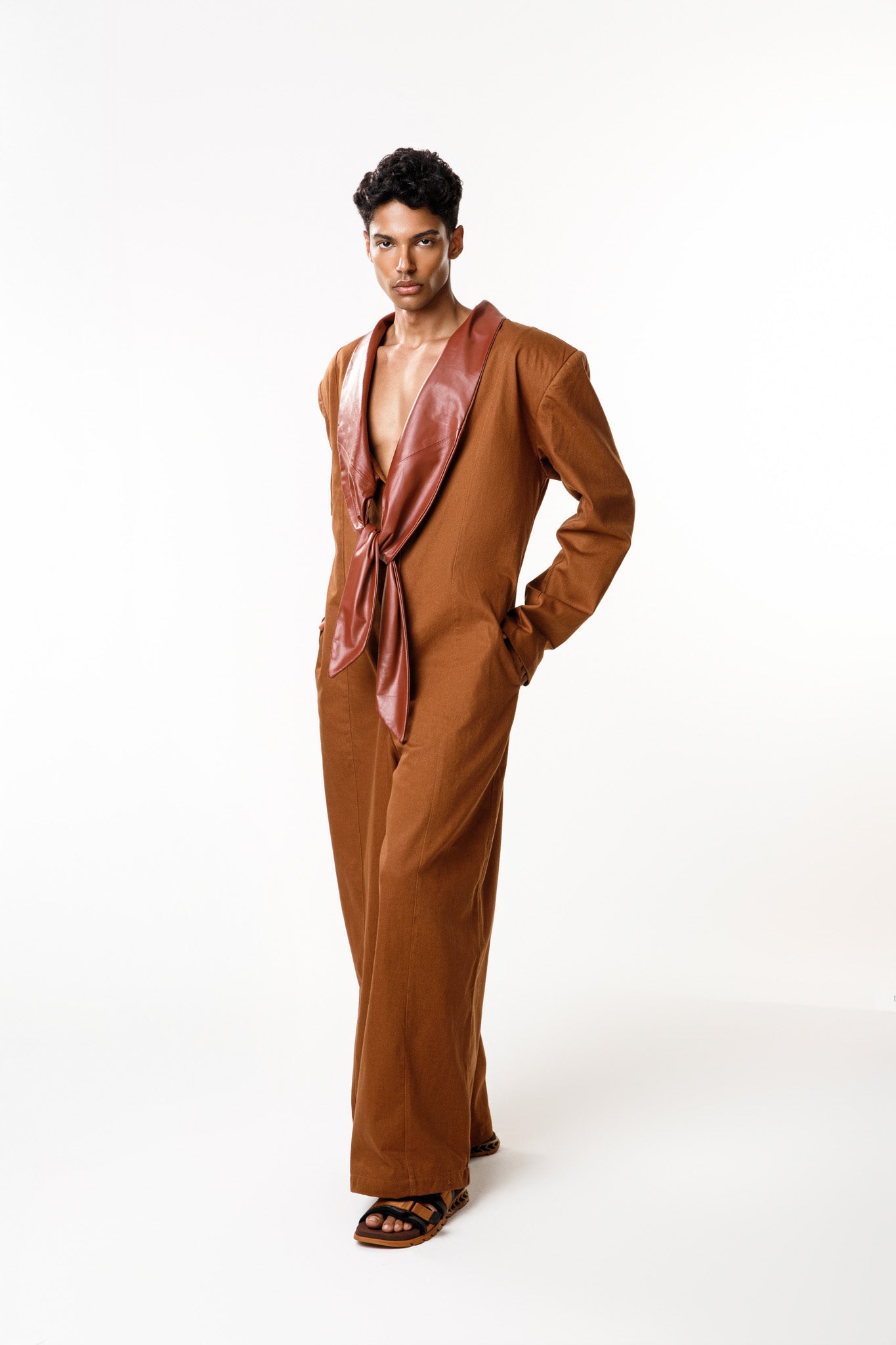 Brown Turkish Jumpsuit