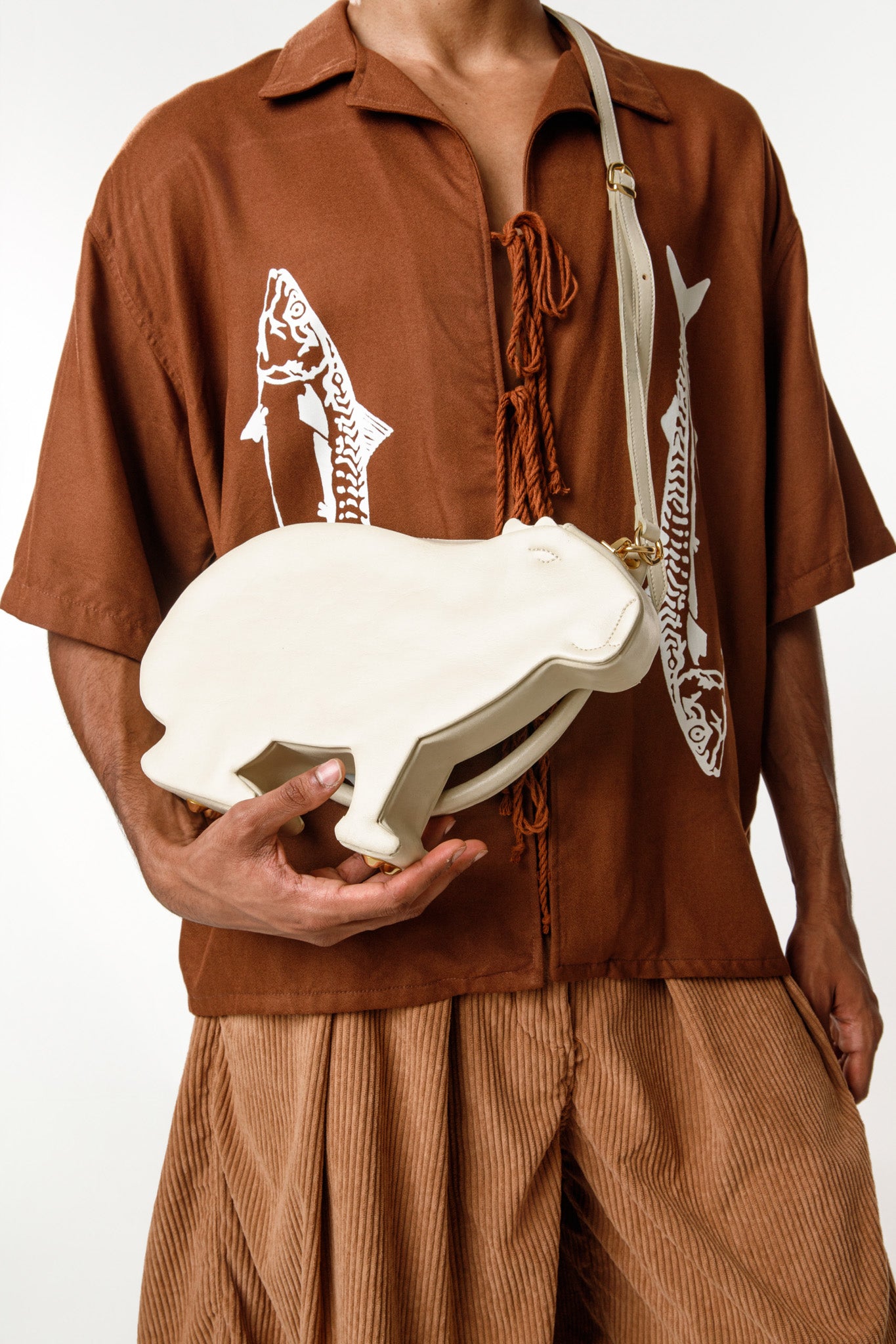 White Capybara Bag