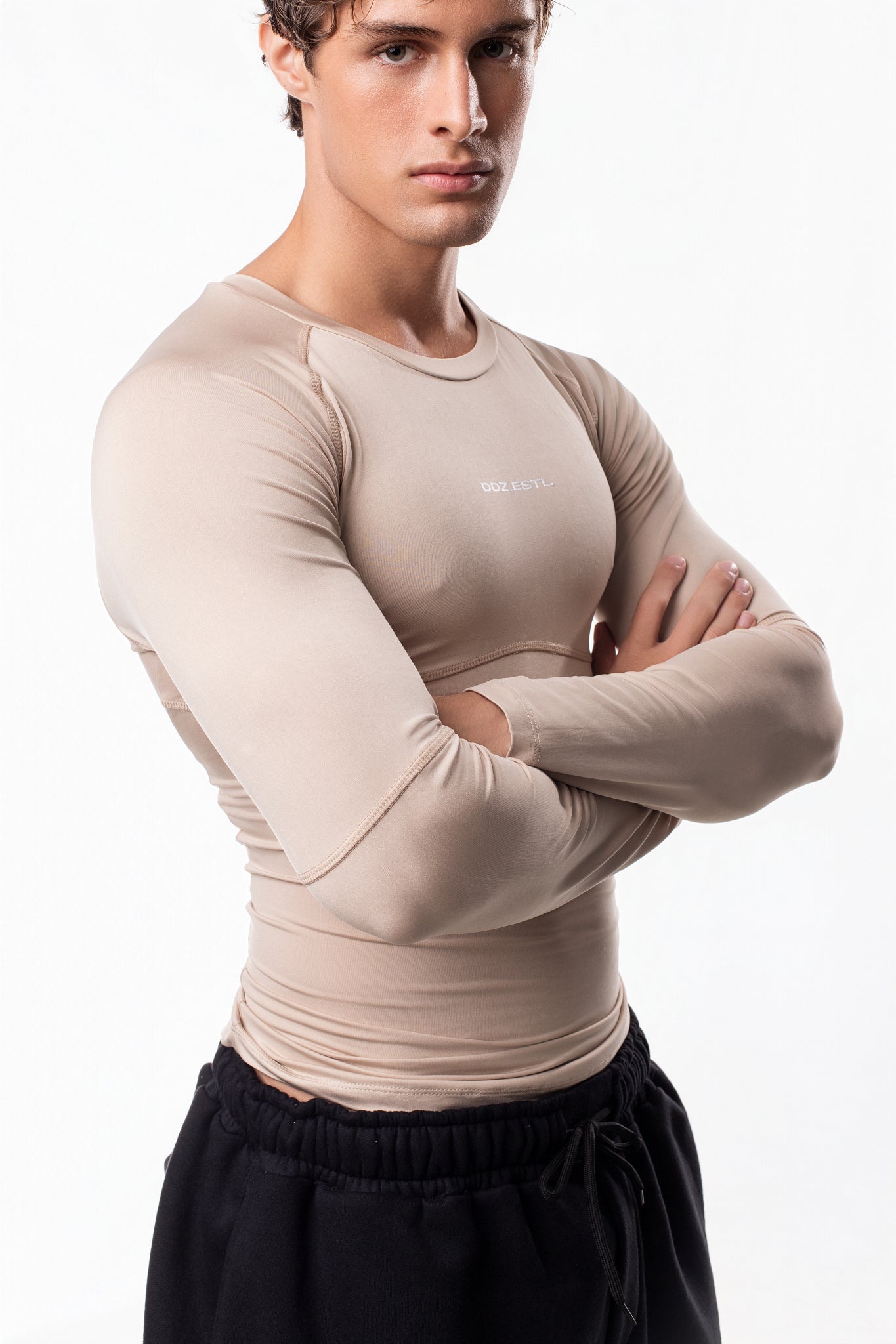 CAMISA MANGA LONGA DDZ ESTL - BEGE