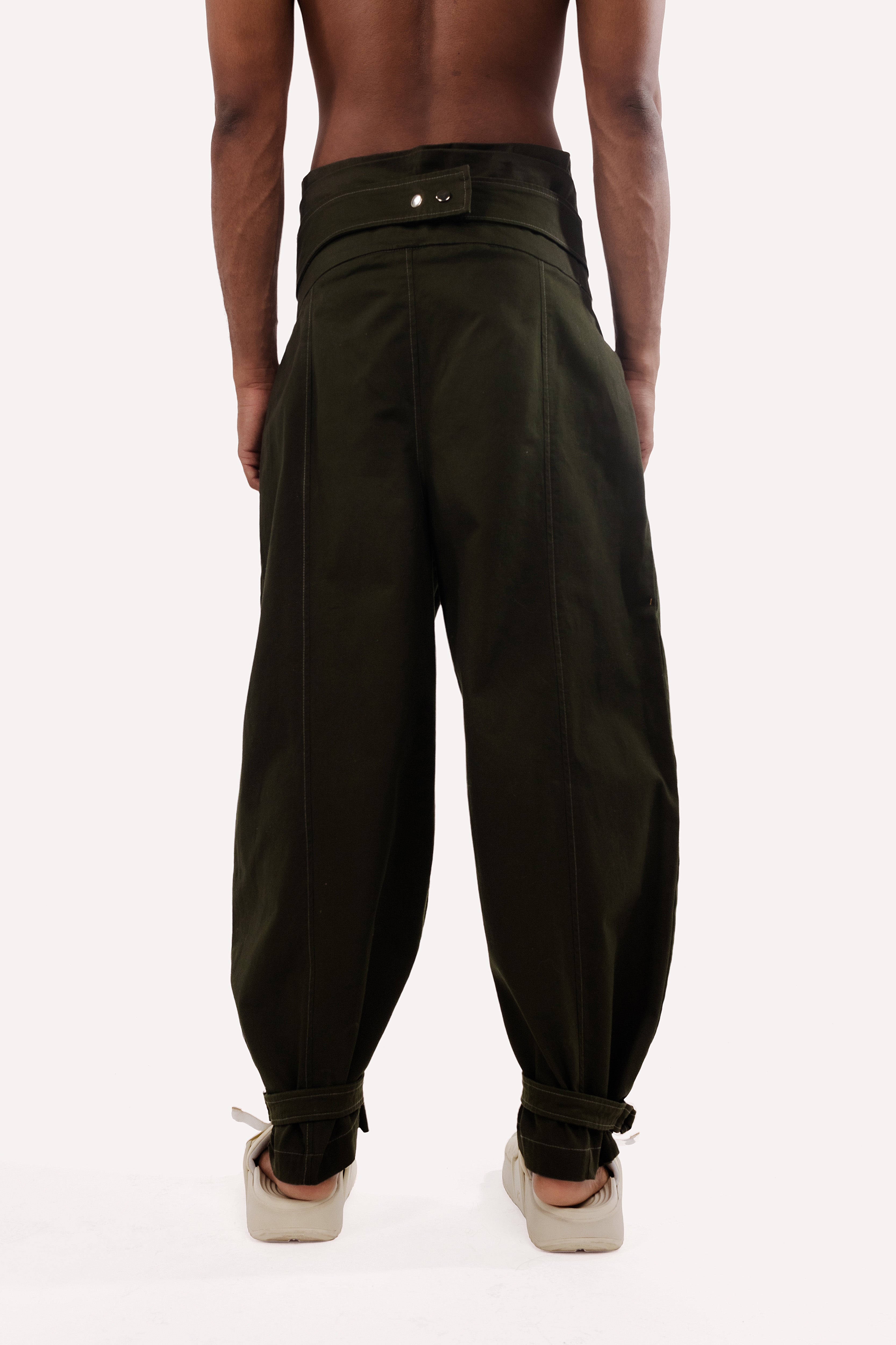 Calça Relevo Verde Musgo