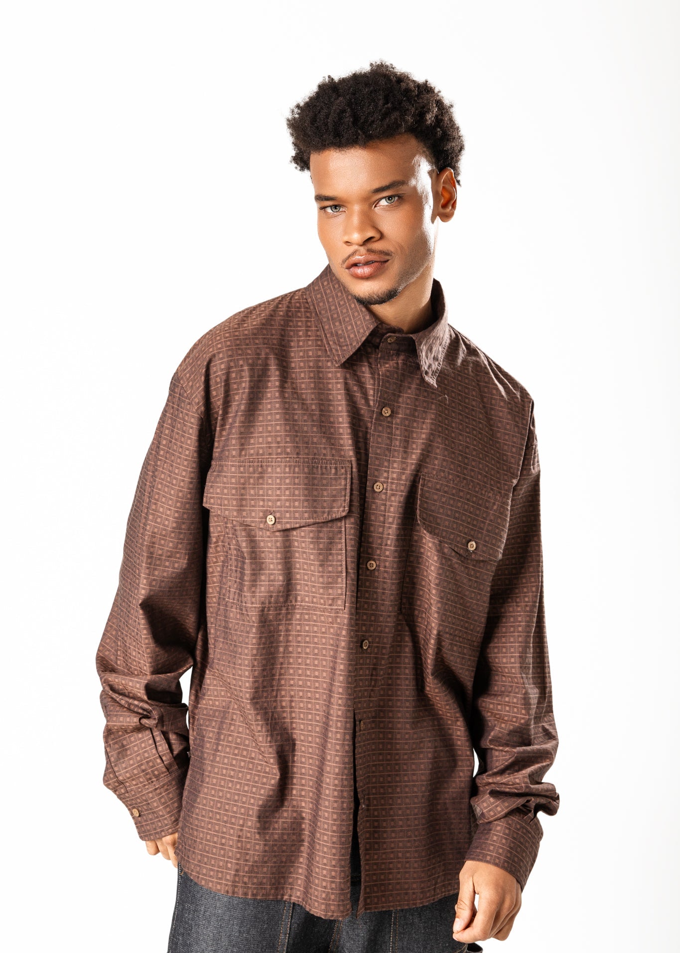 Camisa Baile Black - Marrom