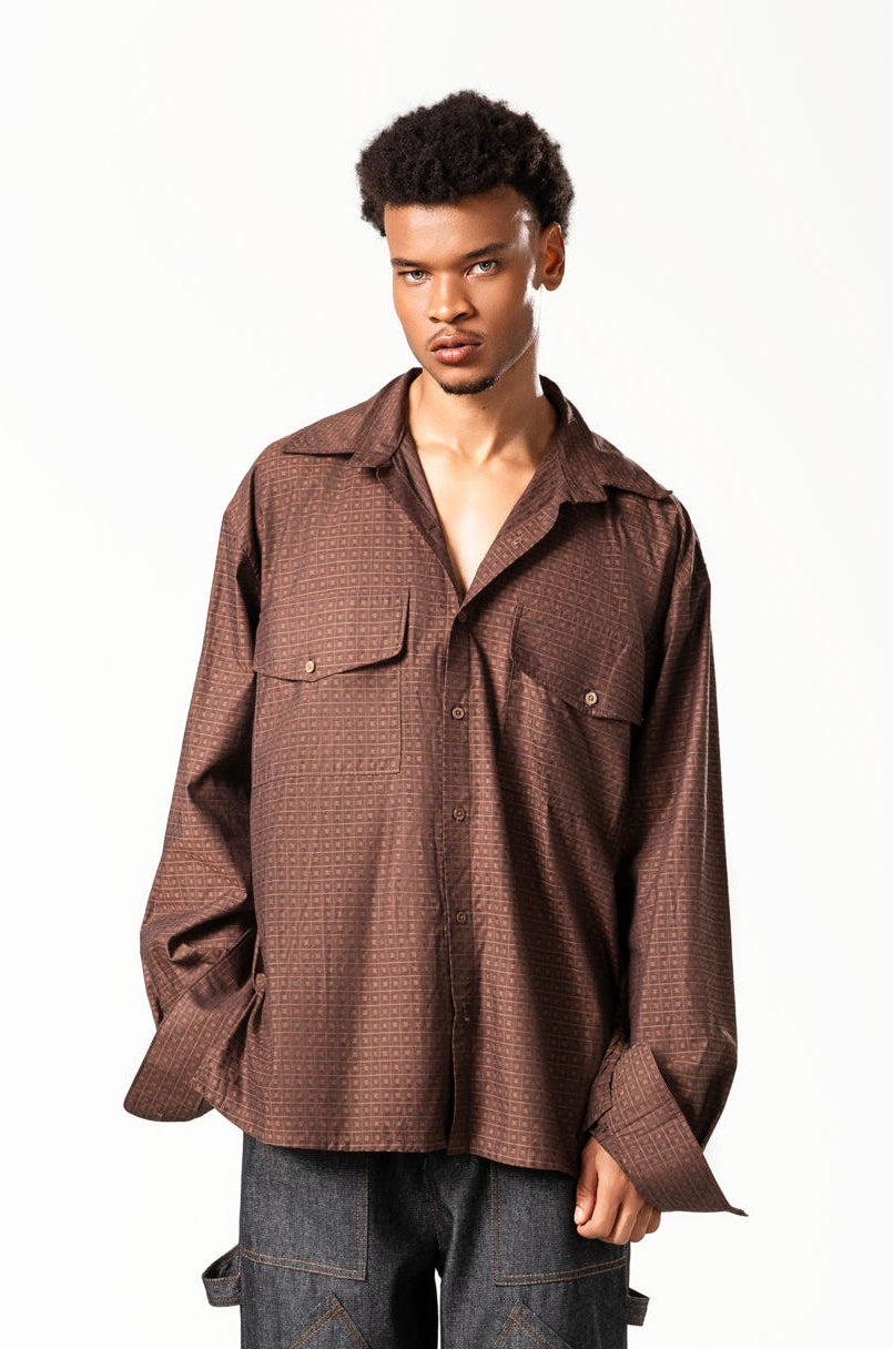 Camisa Baile Black - Marrom