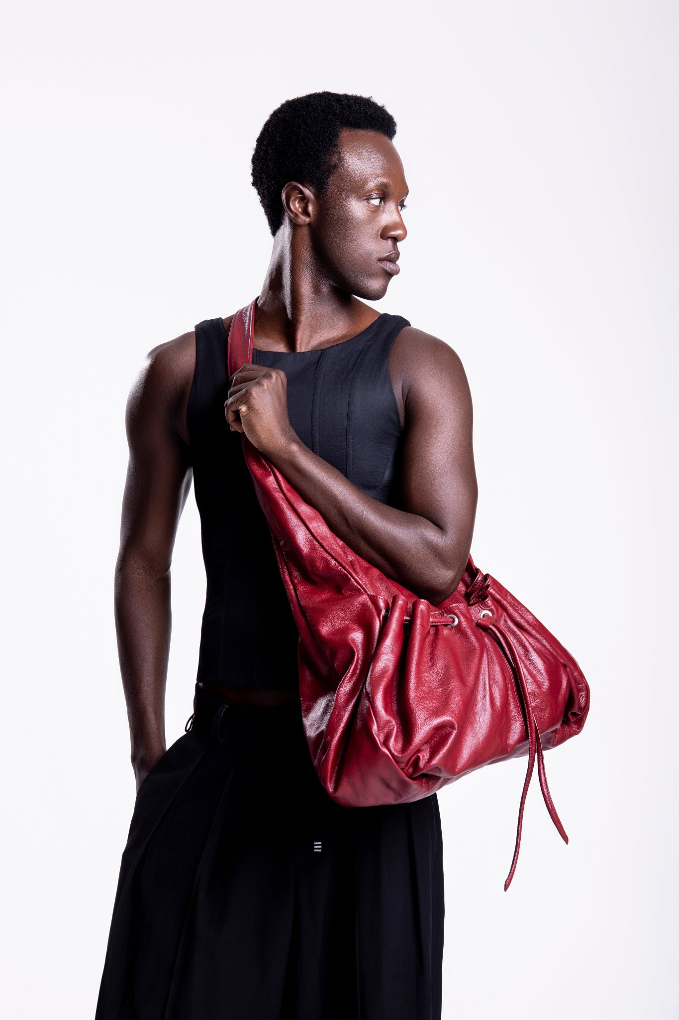 the box bag - vermelha