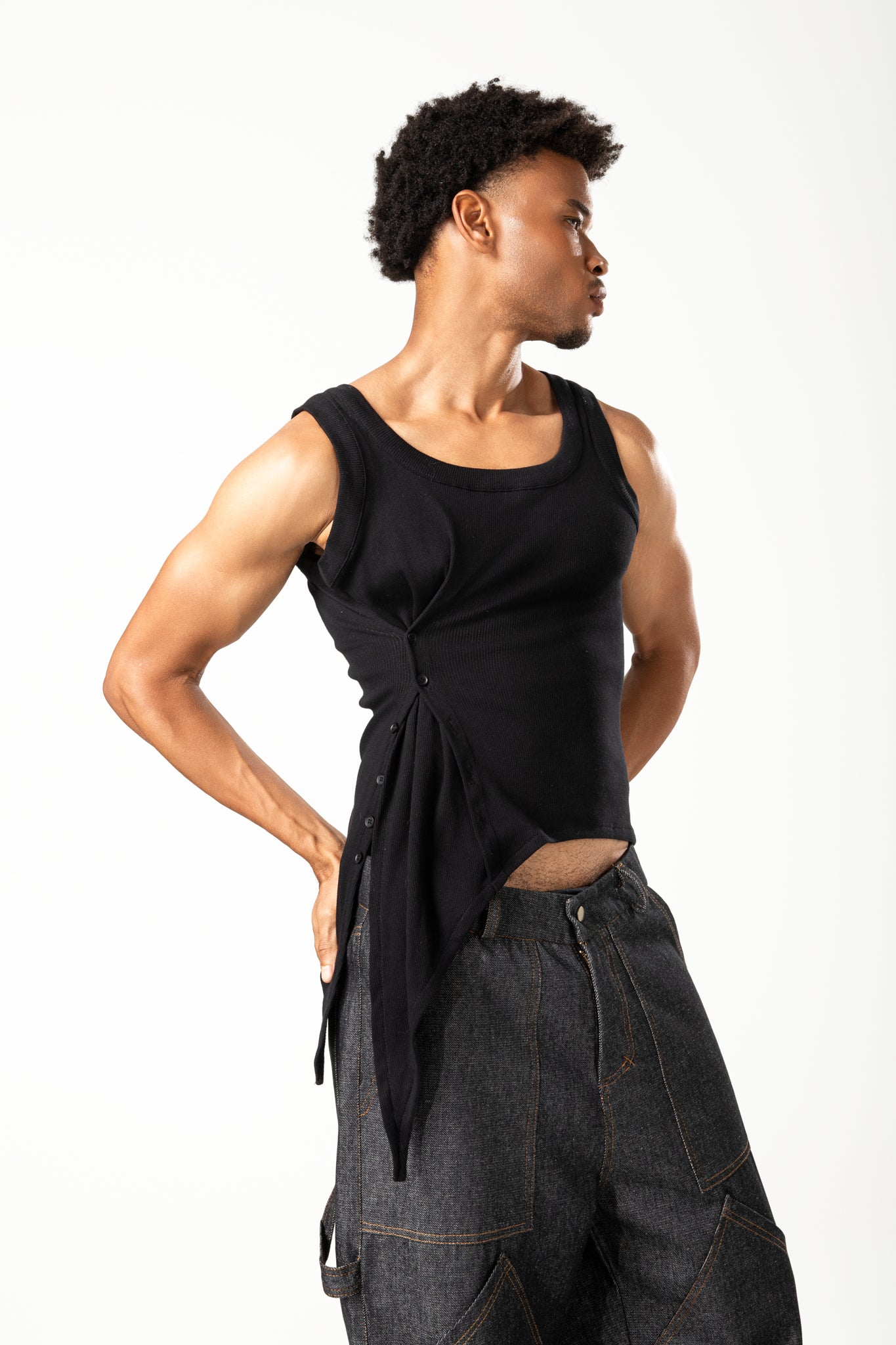 Regata Brasiliano 3 - Preta