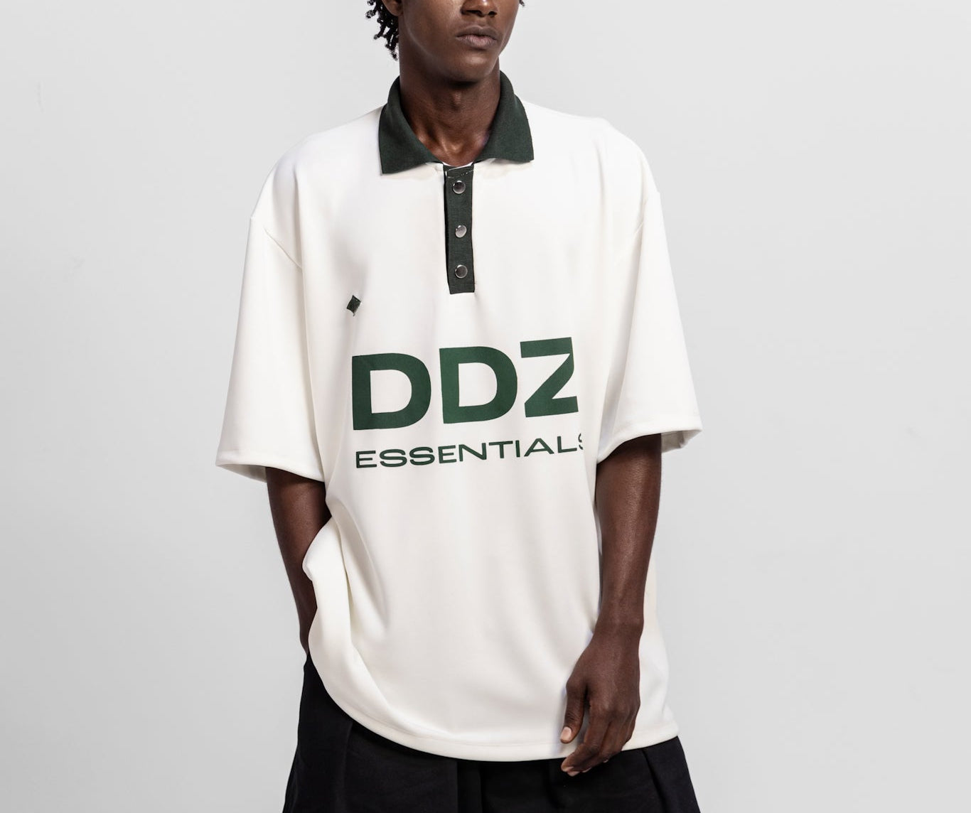 Camisa Brasiliana Branca e Verde