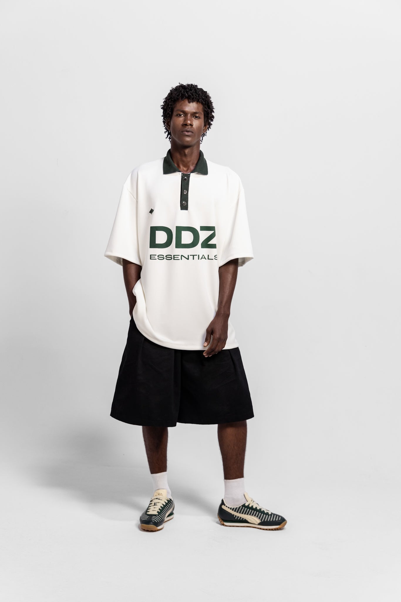 Camisa Brasiliana Branca e Verde