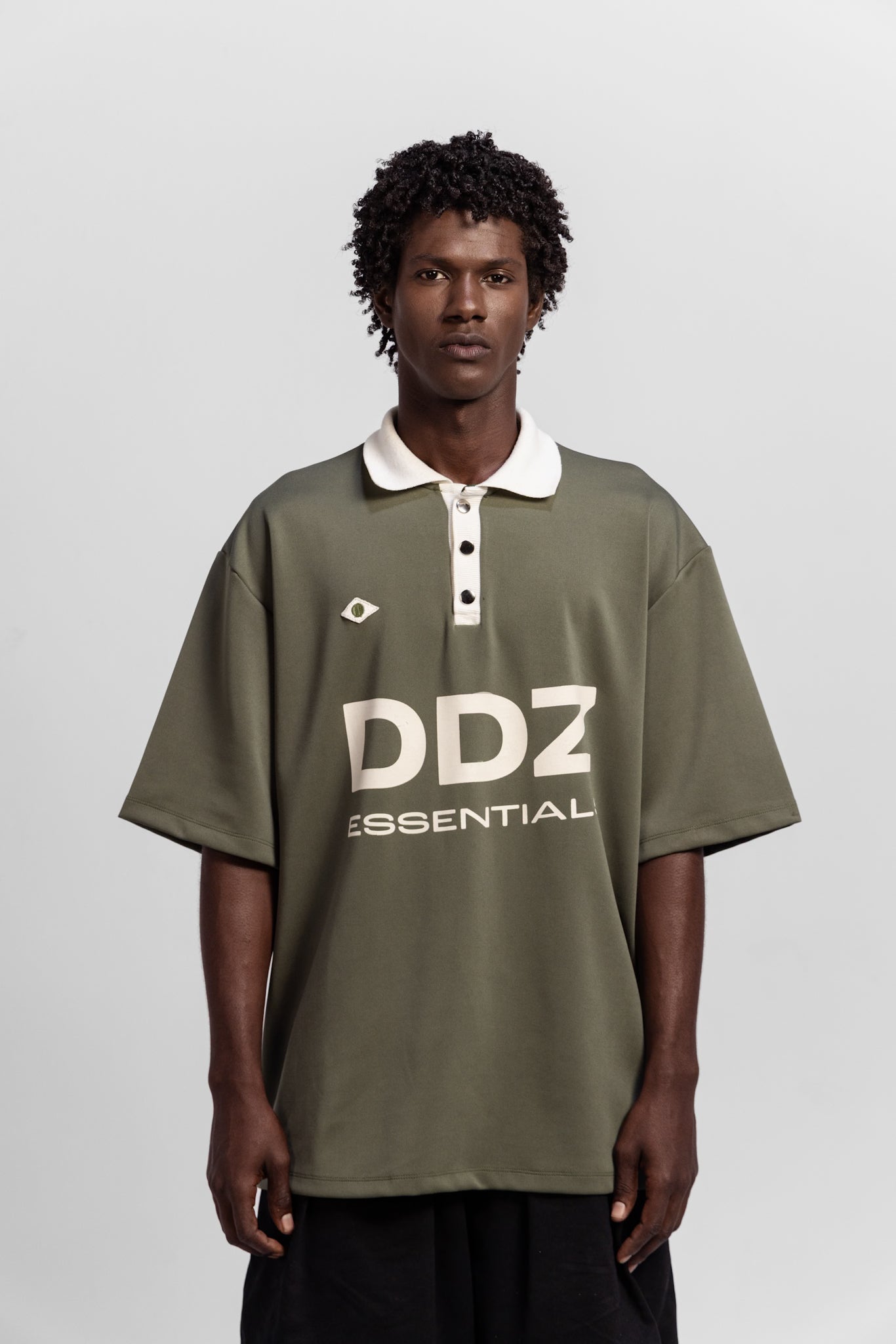 Green and White Brasiliana Shirt