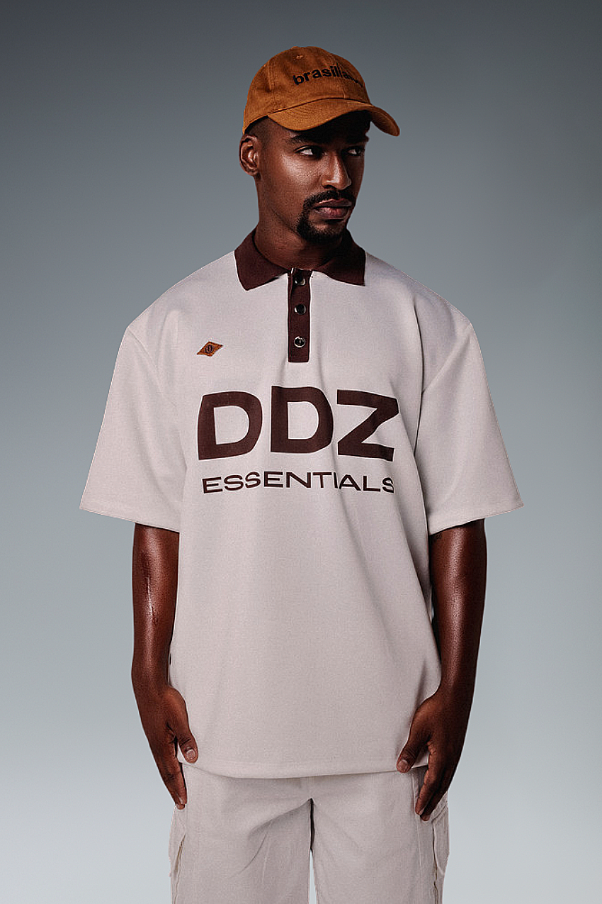 White and Brown Brasiliana Shirt