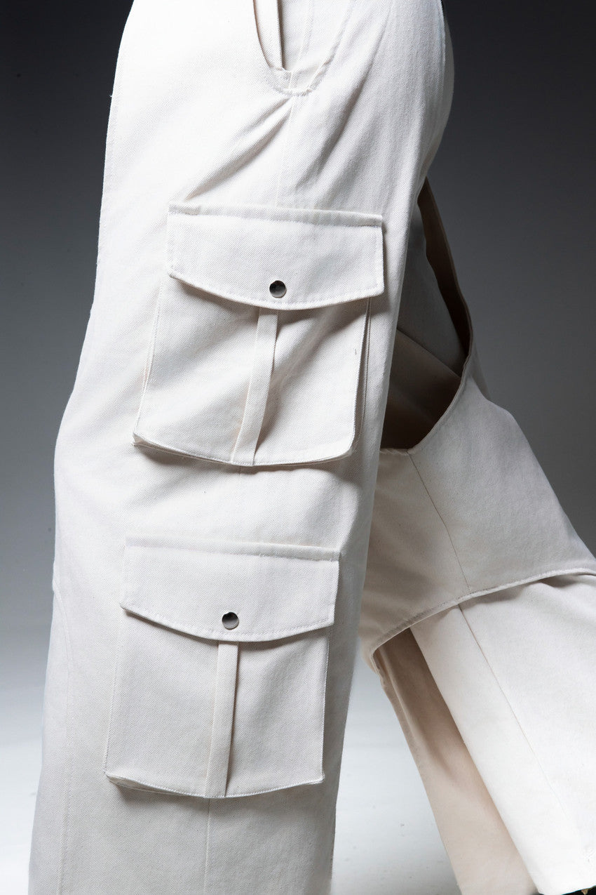 CALÇA CARGO OFFWHITE