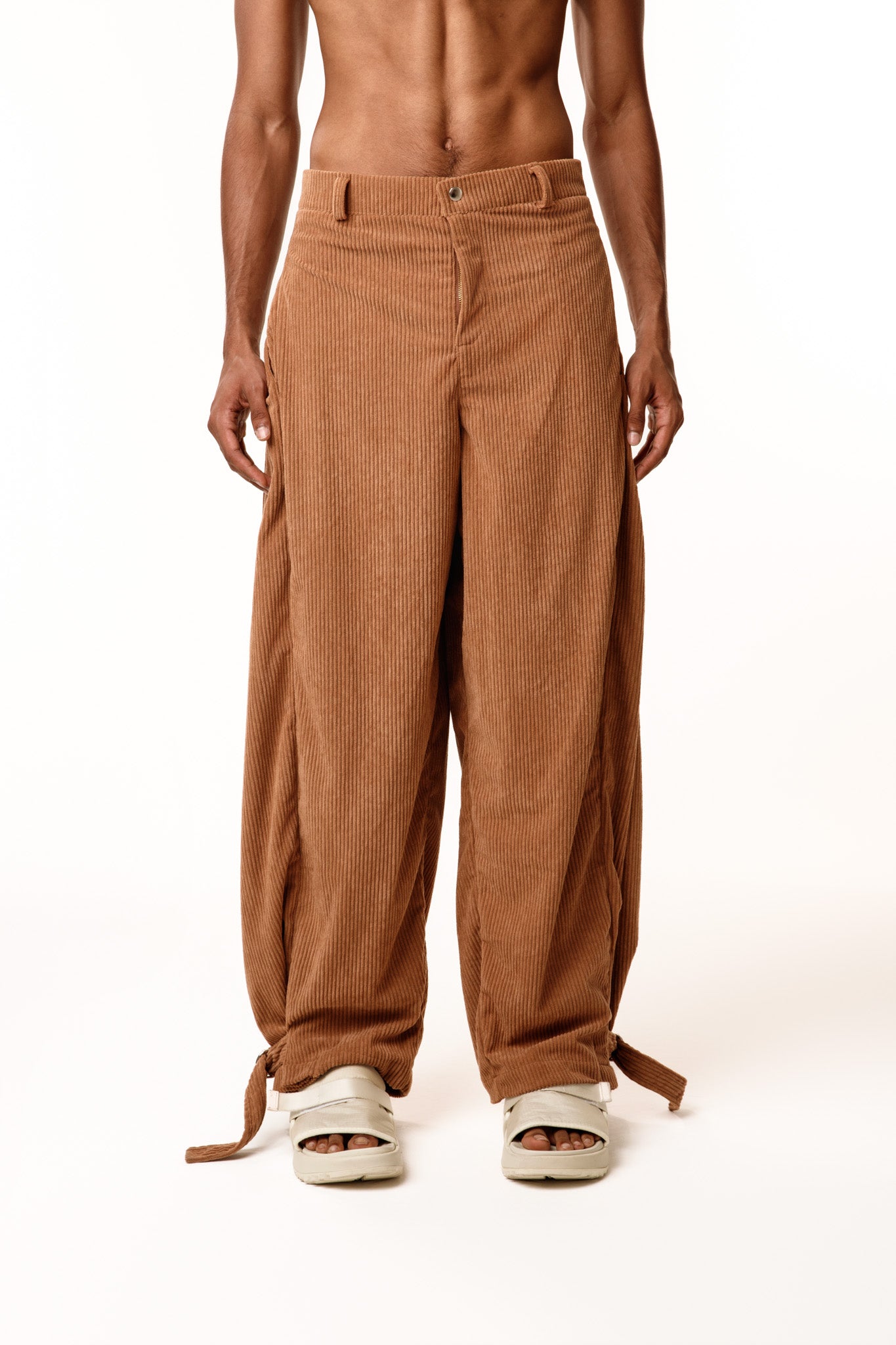 Brown Velvet Pants