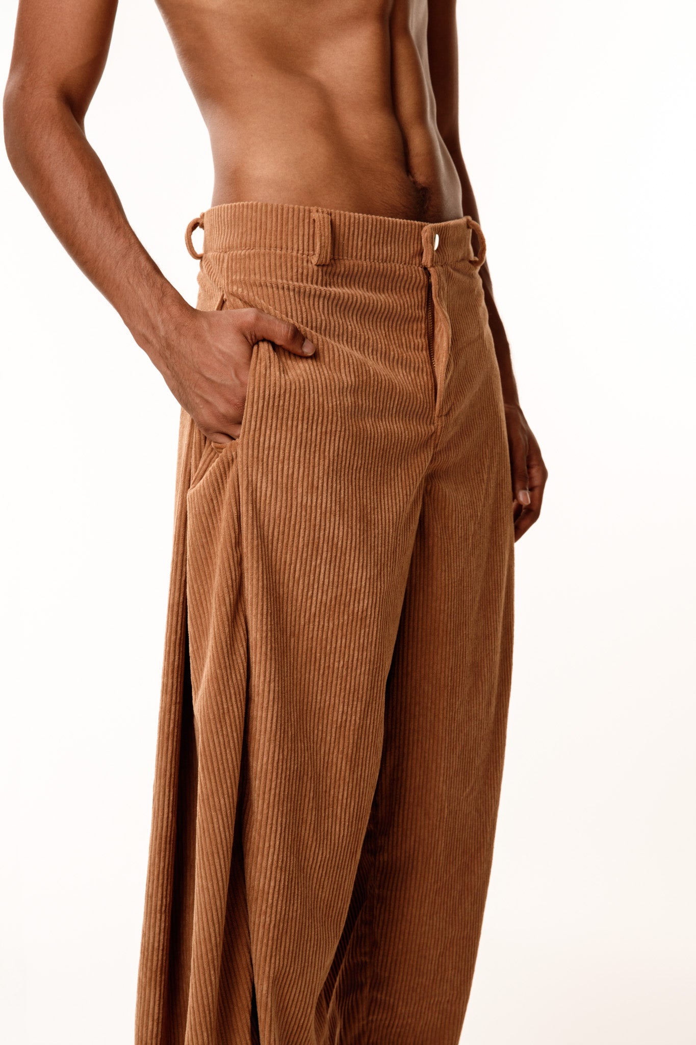 Brown Velvet Pants