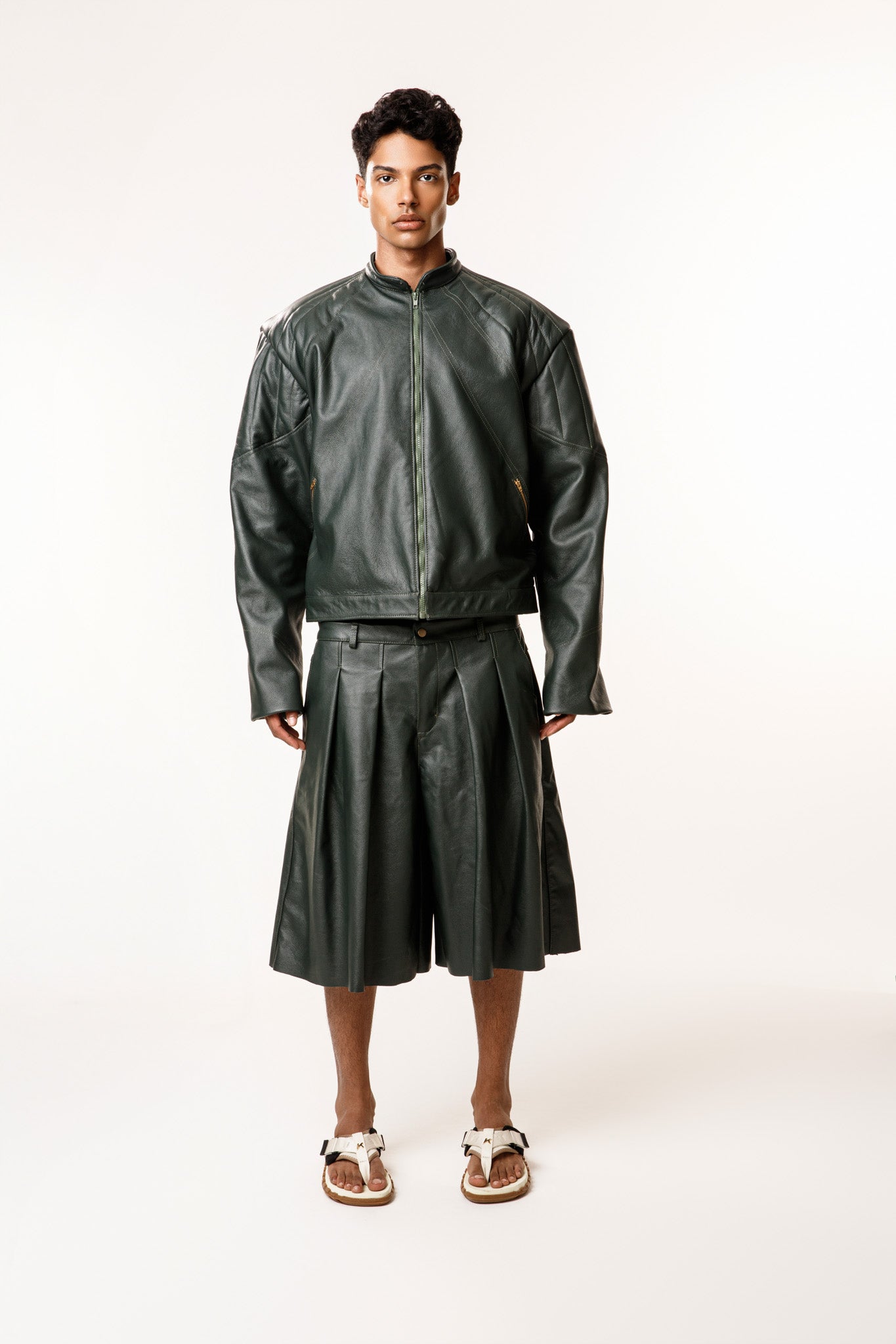 Green Leather Jacket