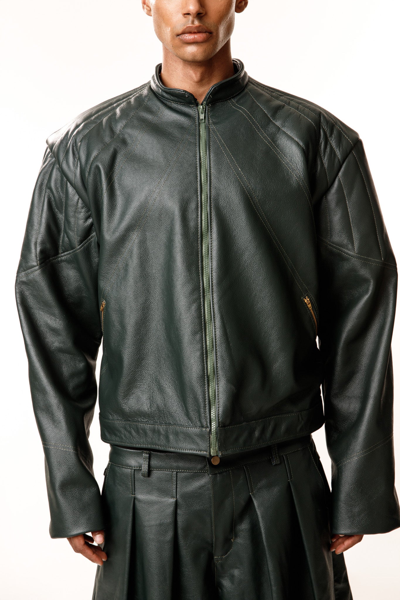Green Leather Jacket