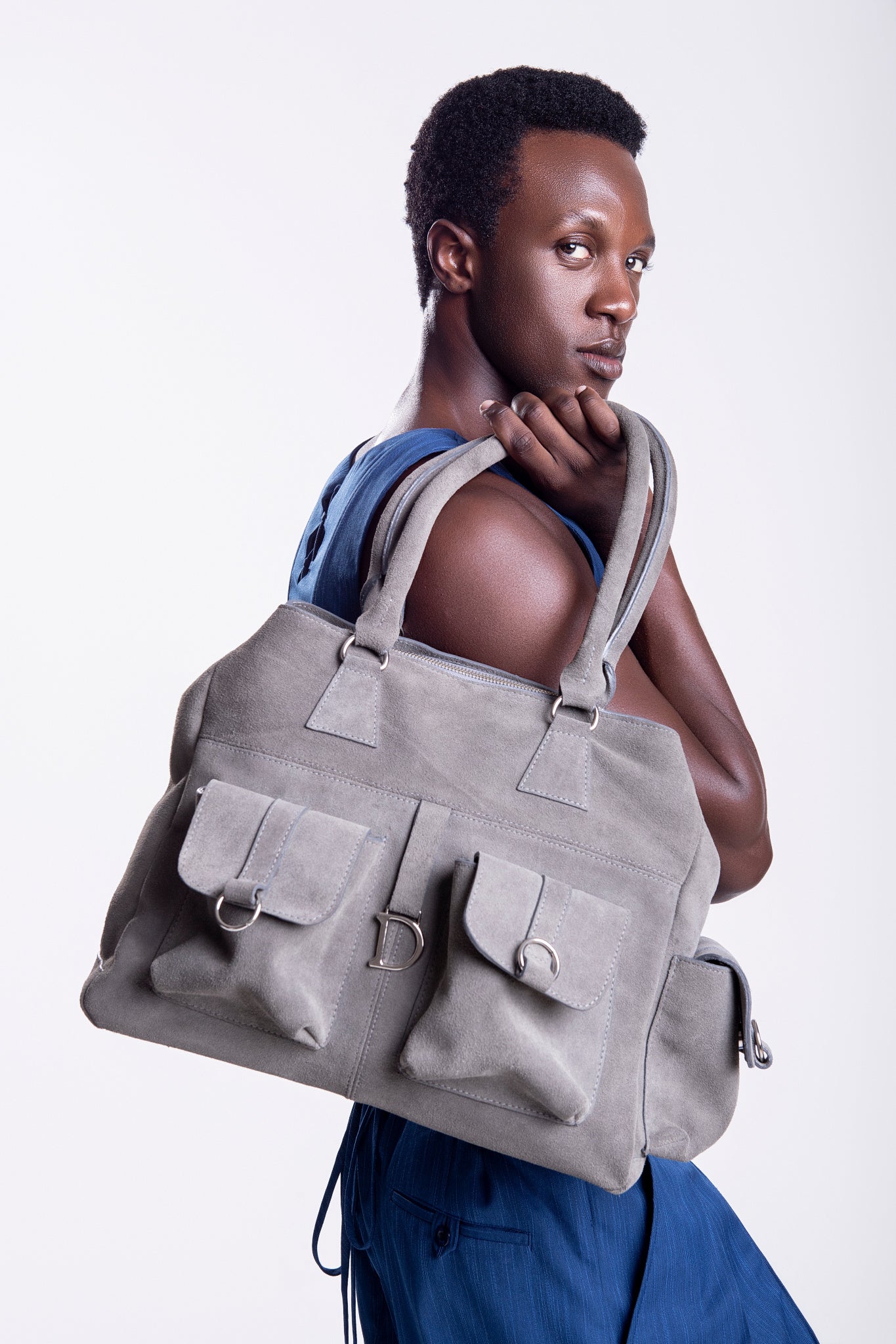 maxi bag - Cinza