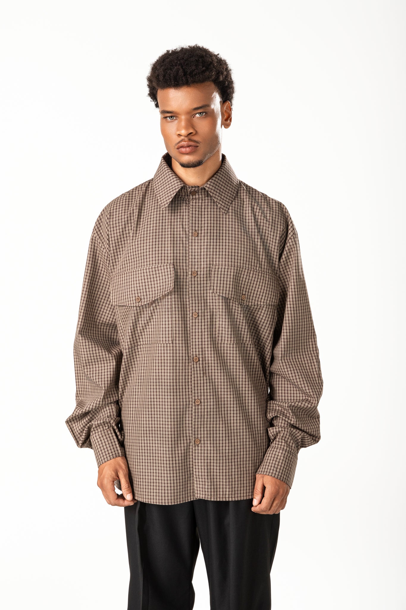 Camisa Baile Black - Xadrez