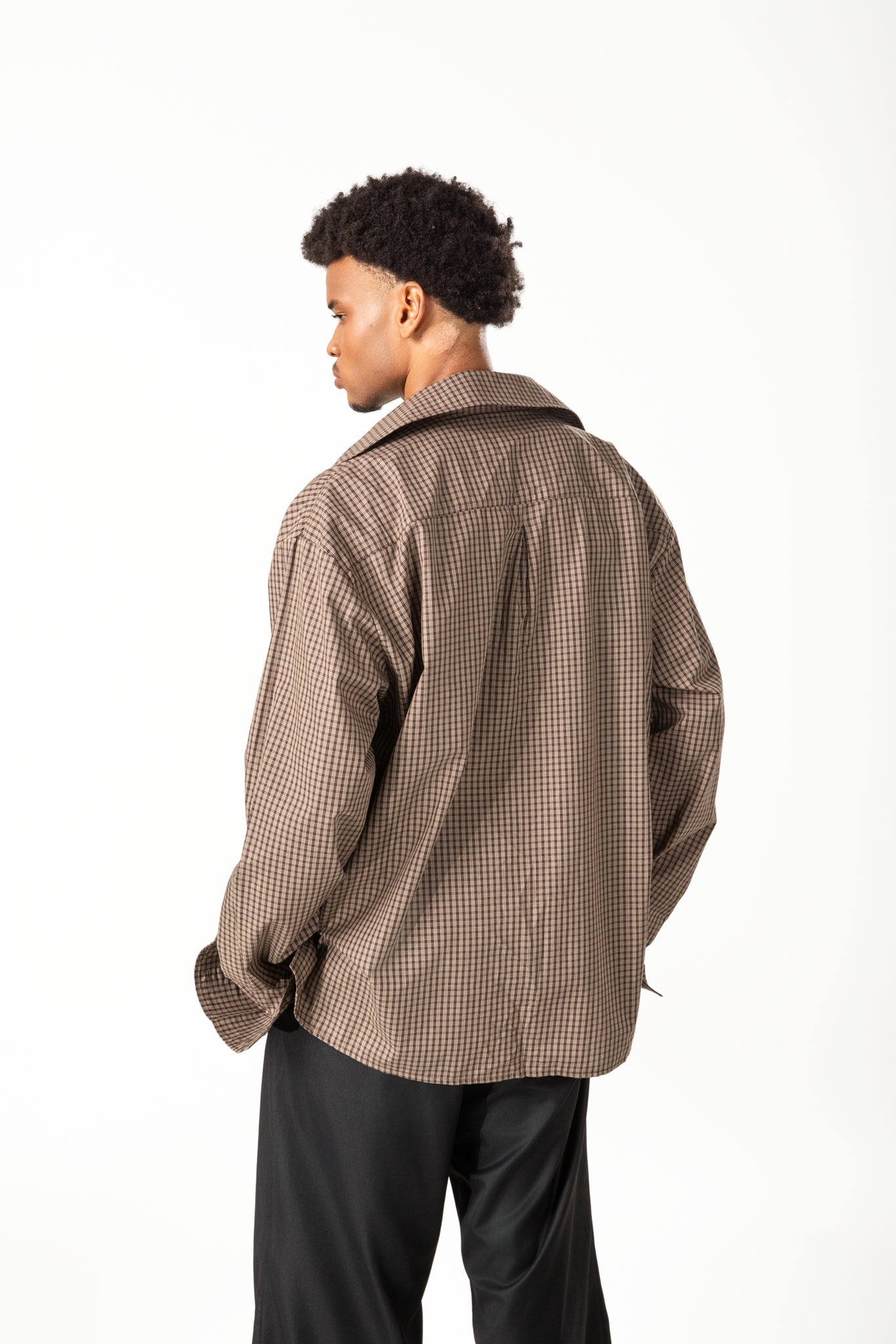 Camisa Baile Black - Xadrez