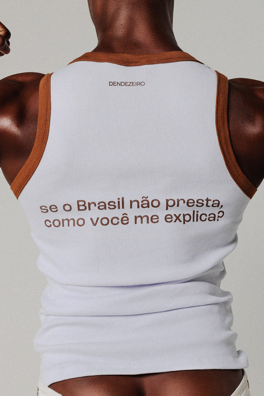 Brown Brazilian Tank Top